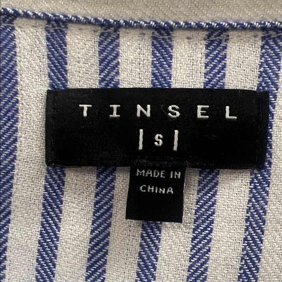 Tinsel Blue and White Striped Shirt - Picture 2 of 5
